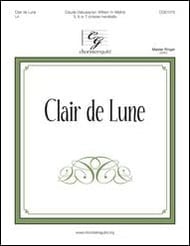 Clair de Lune Handbell sheet music cover Thumbnail